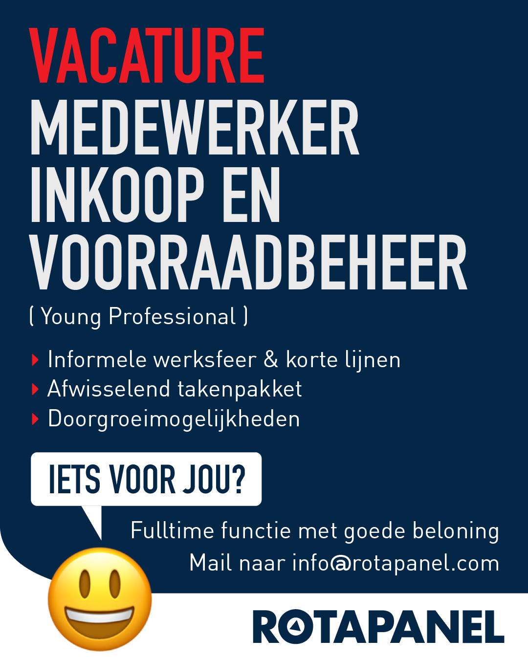 Vacature Medewerker Inkoop en Voorraadbeheer